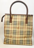 Haymarket Tote With Leather Trim