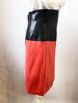 Escada Leather Skirt Size 40 De (6 Us)