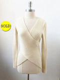 Wolford Wool Wrap Sweater Size M