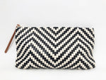 Christopher Kon Woven Leather Clutch