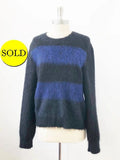 Celine Angora Striped Sweater Size S