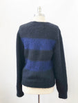 Celine Angora Striped Sweater Size S