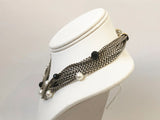 David Yurman 18K Onyx And Pearl Multi Strand Necklace