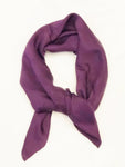Chanel Purple Silk Scarf