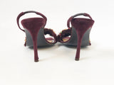 NEW Rene Caovilla Fur Beaded Slingback Size 8