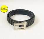 Fendi Zucca Belt Size L