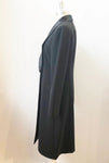 Kay Unger Satin Lapel Long Jacket Size 10