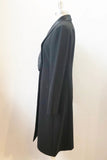 Kay Unger Satin Lapel Long Jacket Size 10