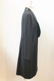 Kay Unger Satin Lapel Long Jacket Size 10