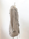 Burberry Brit With Hidden Hood Coat Size 6