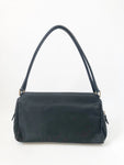 Tessuto And Leather Shoulder Bag