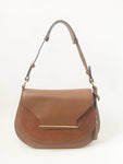 Leather And Suede Shoulder Bag