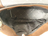 Leather And Suede Shoulder Bag