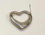 Tiffany & Co. Sterling Silver Open Heart Brooch