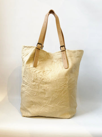 NEW Crinkled Leather Tote