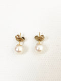 Tiffany & Co. 18K Pearl Stud Earrings 6-6.5 Mm