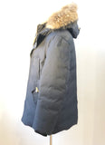 Men's Mackage Puffer Coat W/Fur Size 44 - Retail $1,290