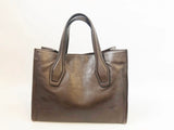 Tod's Leather Handle Bag With Strap