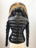 Moncler Armoise Puffer Coat W/Fur Size 0 / Xs