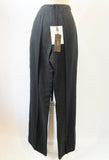 NEW Akris Black Linen Pants Size 10