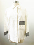 Giorgio Armani Linen Blouse Size 8