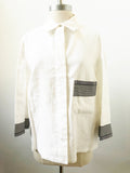 Giorgio Armani Linen Blouse Size 8