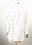 Giorgio Armani Linen Blouse Size 8
