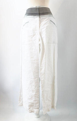 NEW Giorgio Armani Striped Waist Pants Size 12