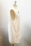 Balenciaga Sleeveless Cotton Blouse Size 36 It (Xs / 0 Us)