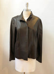 Oscar De La Renta Leather Jacket Size 12