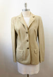 Giorgio Armani Leather Jacket Size 46 It (M / 10 Us)