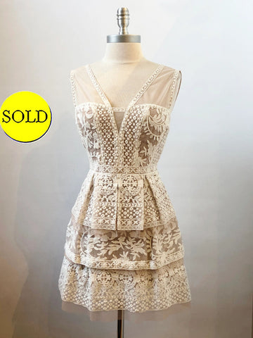BCBG Max Azria Tiered Dress Size 2