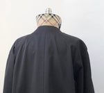 Burberry London Trench Coat With Nova Check Lining Size 14