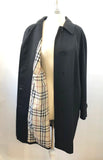 Burberry London Trench Coat With Nova Check Lining Size 14