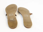Tory Burch Silver Flip-Flops Size 8