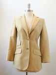 Dolce & Gabbana Silk Blend Blazer Size 38 It (2 Us)