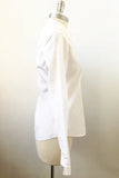 Prada White Cotton Blouse Size 38 It (Xs/2 Us)