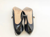 Manolo Blahnik Patent Leather Mary Jane Pump Size 40.5 It (10.5 Us)