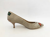 NEW Goffredo Fantini Patch Pumps Size 41 It (11 Us)