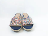 NEW Sondra Roberts Mosaic Mules Size 8.5