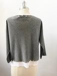 Embellished Cardigan Sweater Size M