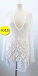 Elie Tahari Lace Coverup Size Xl