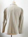 Lafayette 148 Striped Cotton Blazer Size 10