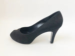 Chanel Cc Peep-Toe Pump Size 38 It (8 Us)