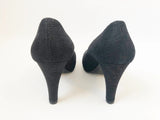 Chanel Cc Peep-Toe Pump Size 38 It (8 Us)