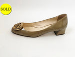 Prada Buckle Pump Size 37.5 It (7.5 Us)