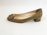 Prada Buckle Pump Size 37.5 It (7.5 Us)