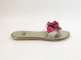 Stuart Weitzman Floral Jelly Flip-Flop Size 6