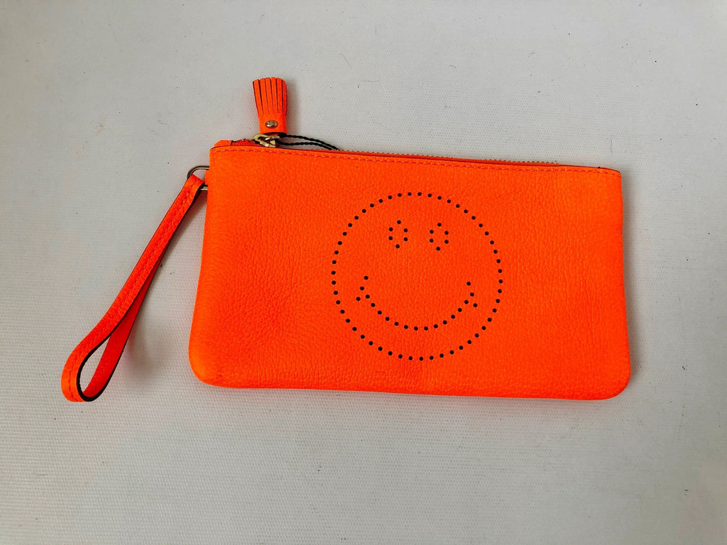 NEW Anya Hindmarch Neon Smiley Wristlet – KMK Luxury Consignment