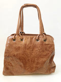 Patterned Leather Tote